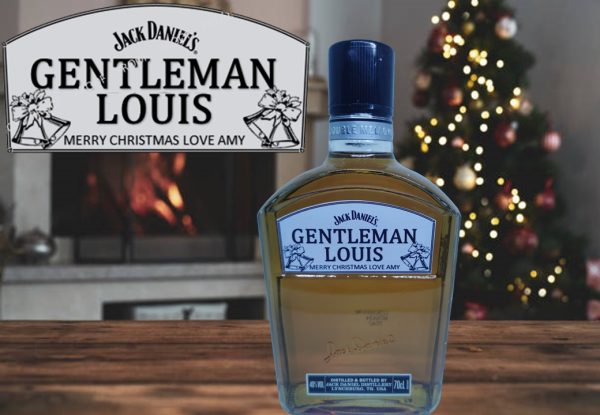 Gentleman Jack Christmas Personalised Bottle