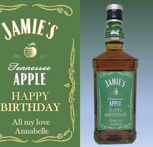 Jack Daniels Tennessee Apple Personalised