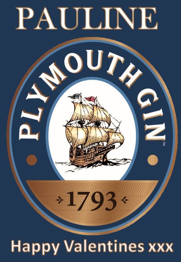 Plymouth Gin Personalised