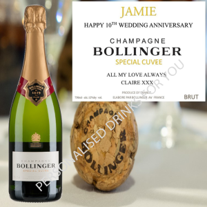 Bollinger Champagne Personalised