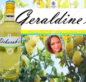 Gordons Sicilian Lemon Gin Personalised