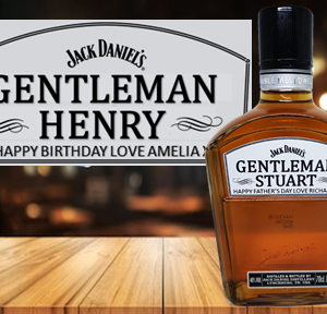 Gentleman Jack Whisky Personalised