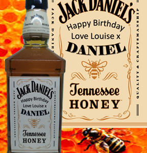 Jack Daniels Honey Personalised
